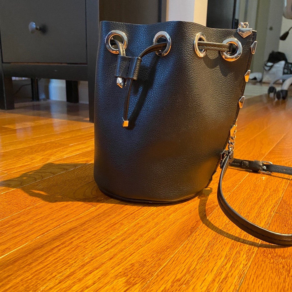 Black Bucket Bag